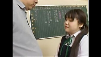 Young Japanese Woman In A School Setting